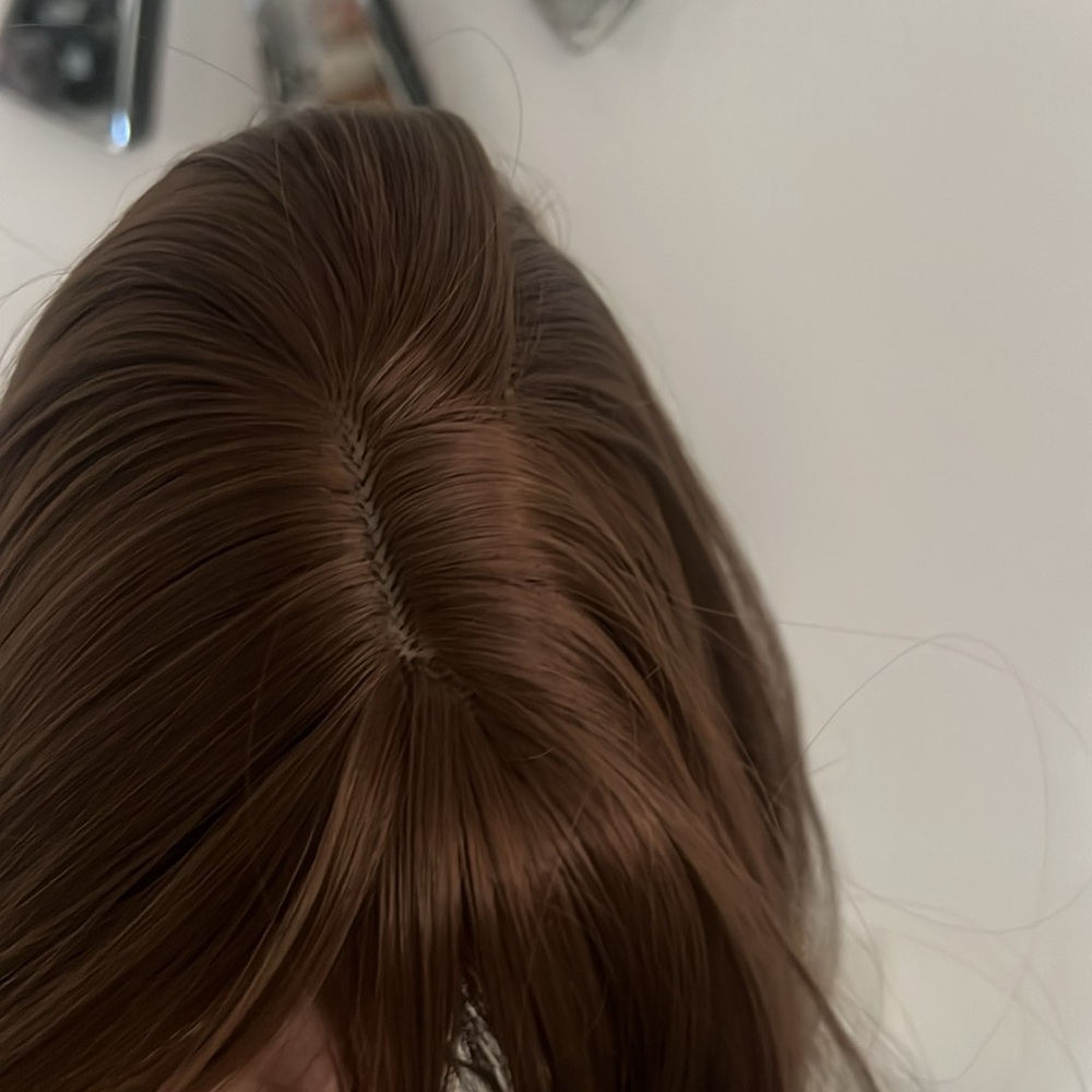 New 12”Short Straight Hair Wig For Women, Synthetic With Bangs Bob, Donna Flash - Picture 10 of 13